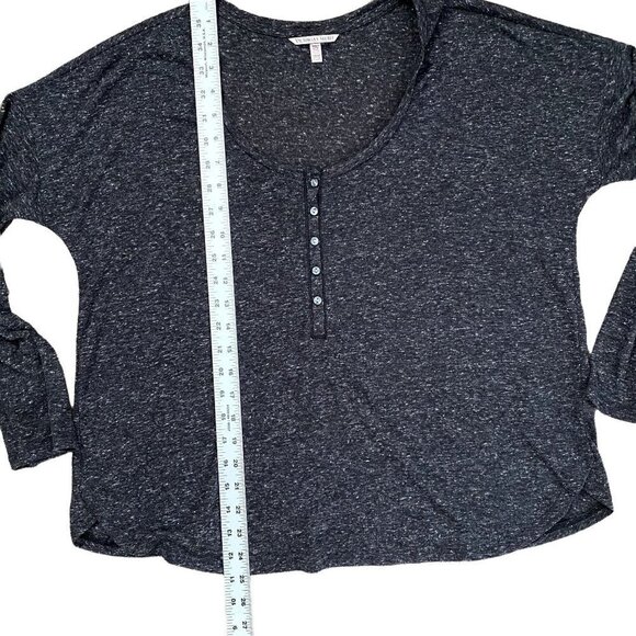 Victoria Secret | Long Sleeve Sheer Button Up Top | Color: Gray | Size: Medium - Picture 8 of 10
